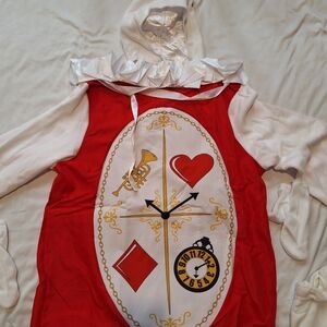 Adult White Rabbit Clock Costume